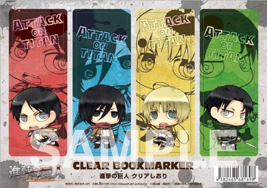 進撃の巨人しおり 進撃の巨人 17 限定版 クリアしおり - メルカリ